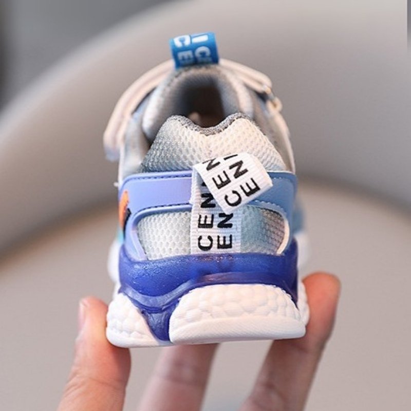 Breathable Light-up Soft Kids Casual Shoe - Blue