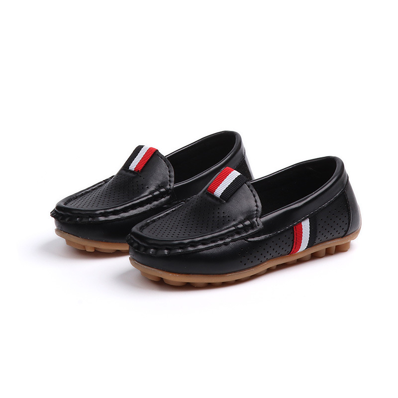 Breathable Non-slip 3-5.5 Years Kids Comfy Loafer Shoe - Black