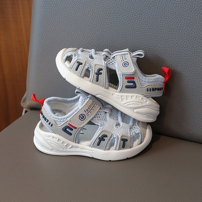 Cross Border Closed-toe Kids Casual Sandal - Gray