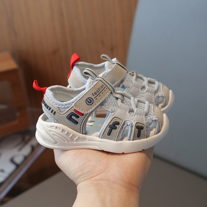 Cross Border Closed-toe Kids Casual Sandal - Gray