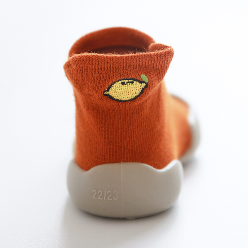 Korean Style Non-slip Baby Toddlers Soft Shoe - Orange