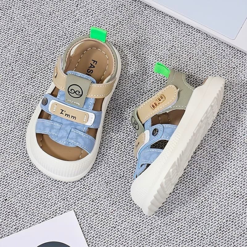 Lightweight Non-slip Kids Soft Casual Sandal - Blue