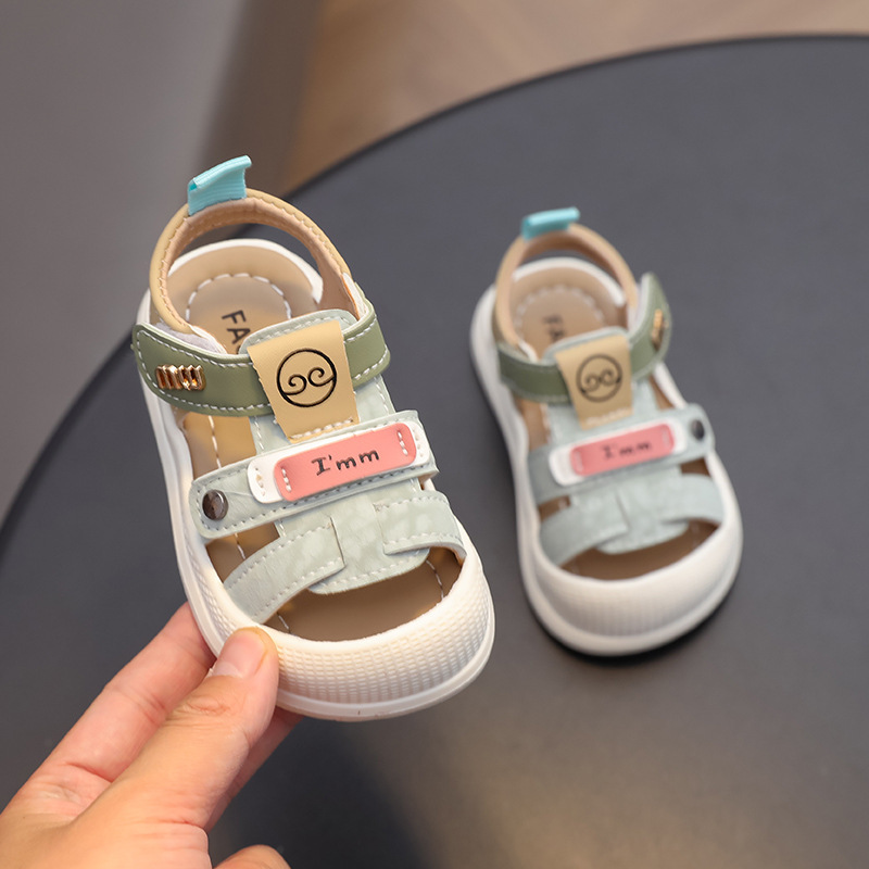 Lightweight Non-slip Kids Soft Casual Sandal - Green