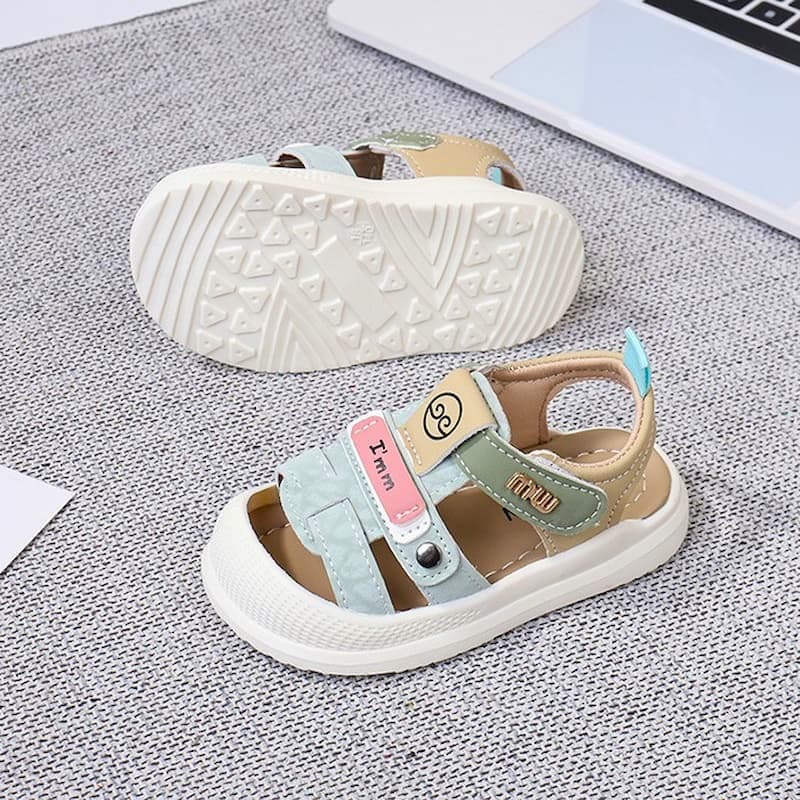 Lightweight Non-slip Kids Soft Casual Sandal - Green