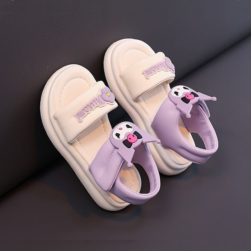Little Princess Soft Non-slip Fancy Cartoon Sandal - Purple