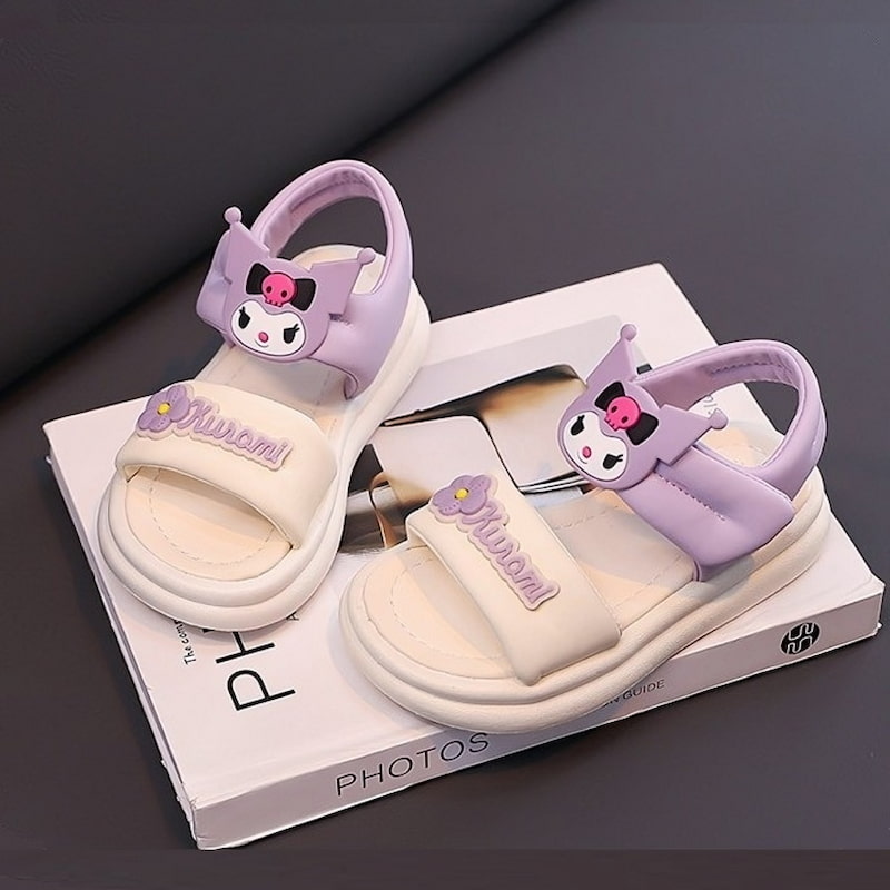 Little Princess Soft Non-slip Fancy Cartoon Sandal - Purple