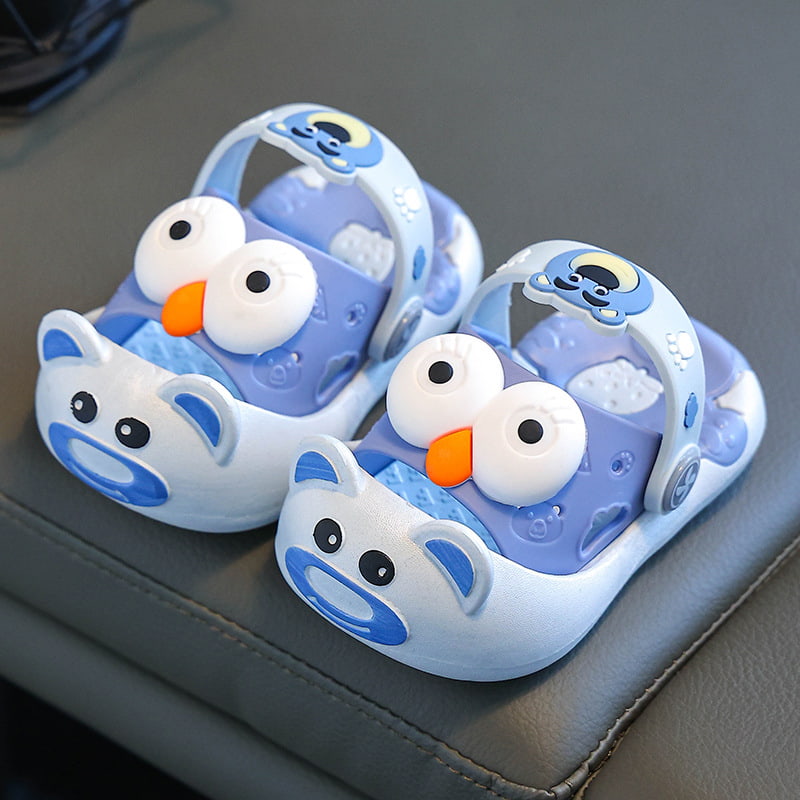 Summer Trend Non-slip Kids Soft Clog Shoe - Blue