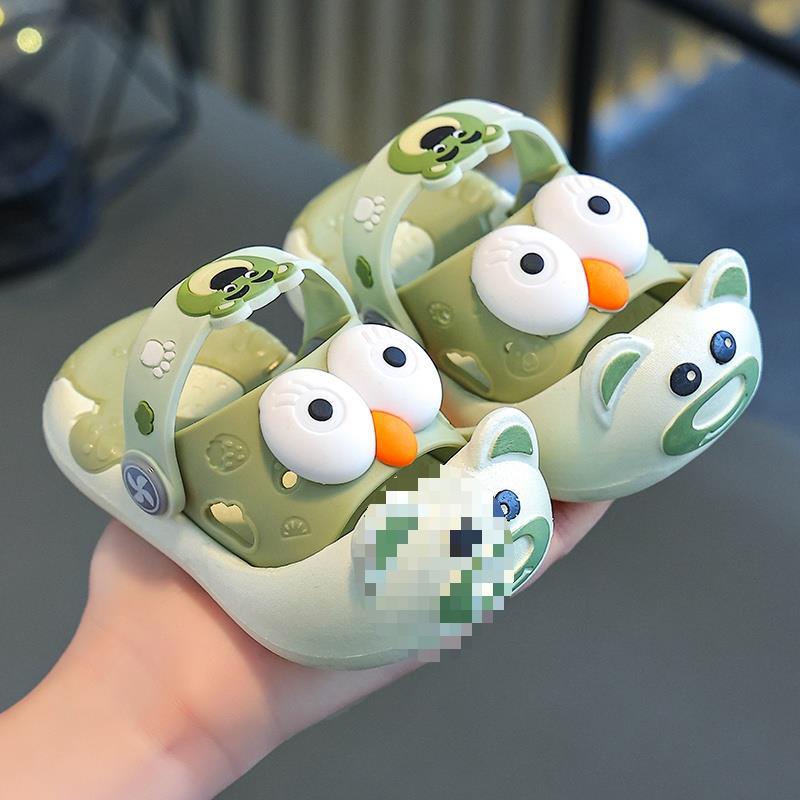 Summer Trend Non-slip Kids Soft Clog Shoe - Green