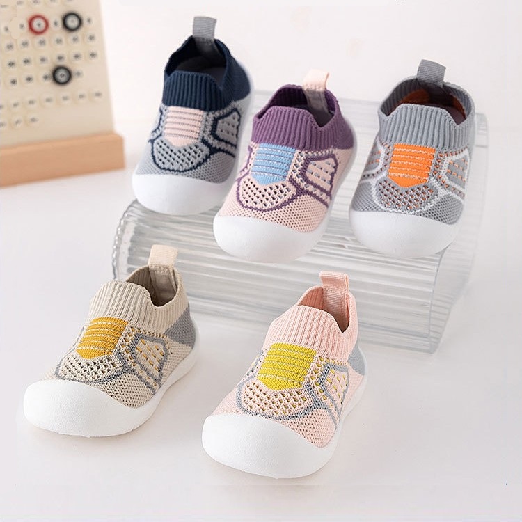 Breathable Soft Bottom Kids Slip-on Casual Shoe - Purple
