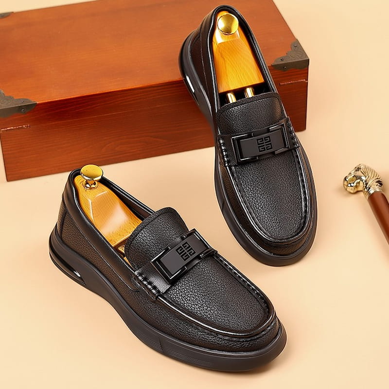 Autumn Trend Versatile Soft Casual Loafer - Black