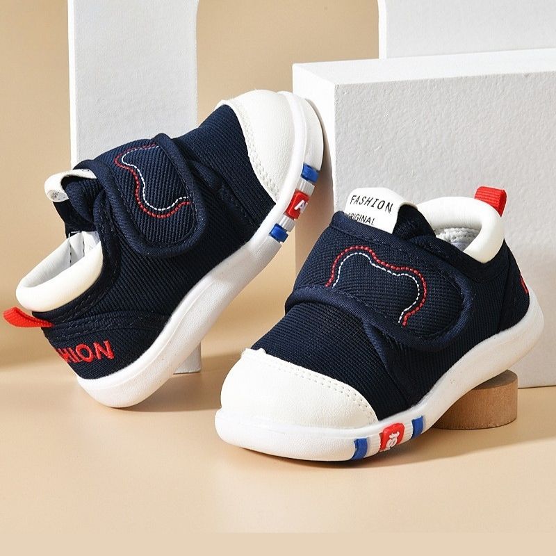 Foreign Trend Soft Non-slip Kids Casual Shoe - Dark Blue