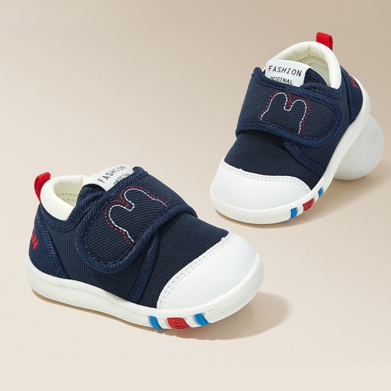 Foreign Trend Soft Non-slip Kids Casual Shoe - Dark Blue