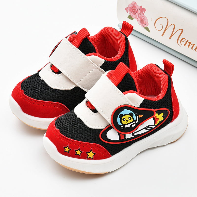 Spring Trend Breathable Cosy Kids Casual Shoe - Red