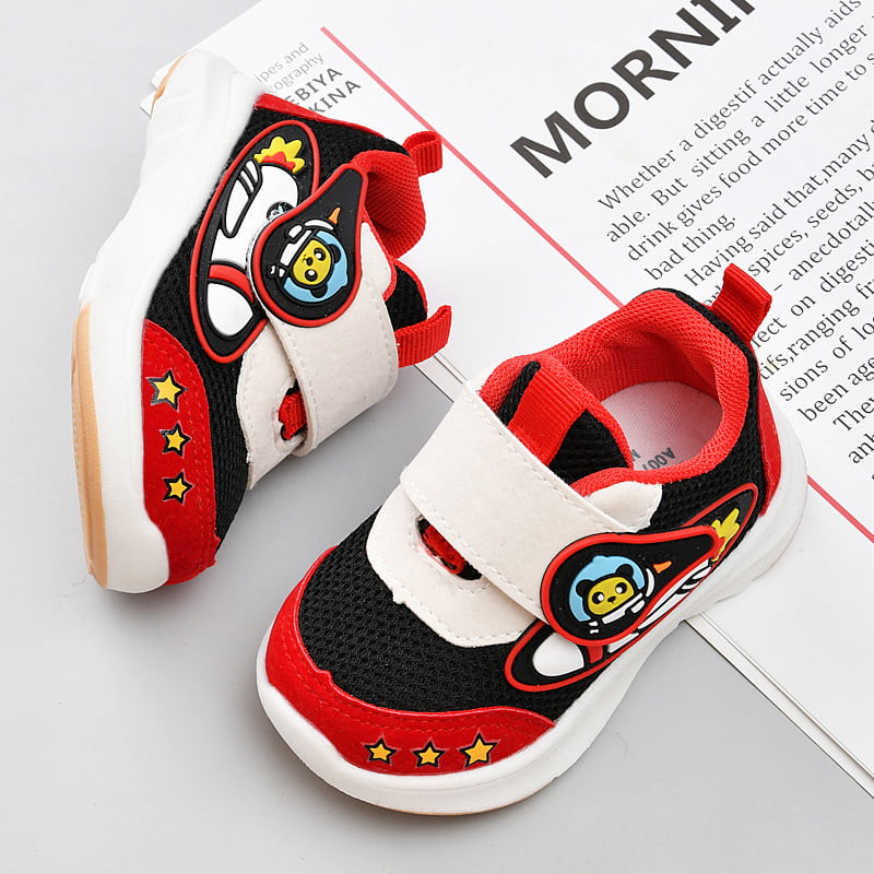 Spring Trend Breathable Cosy Kids Casual Shoe - Red