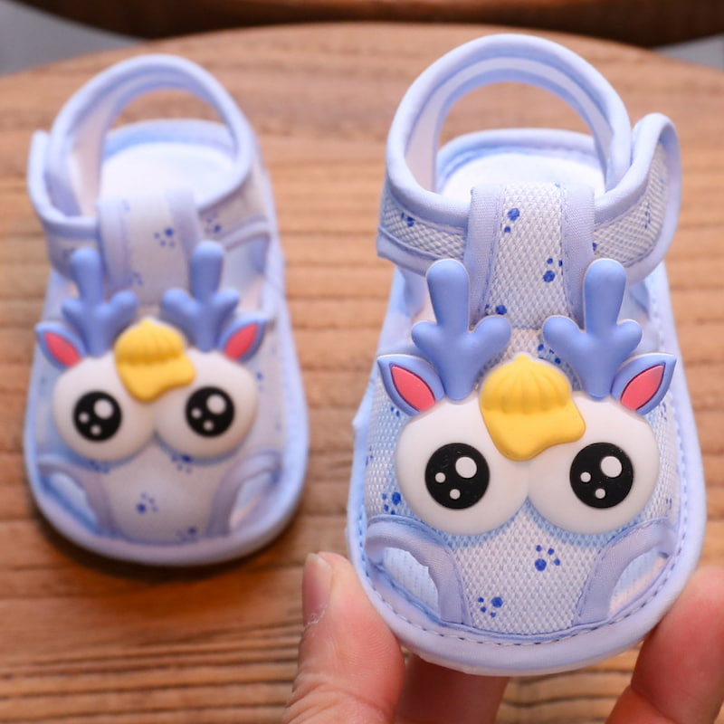 Summer Time Soft Newborn Baby Sandal - Blue