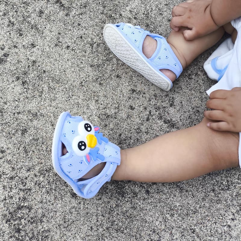 Summer Time Soft Newborn Baby Sandal - Blue