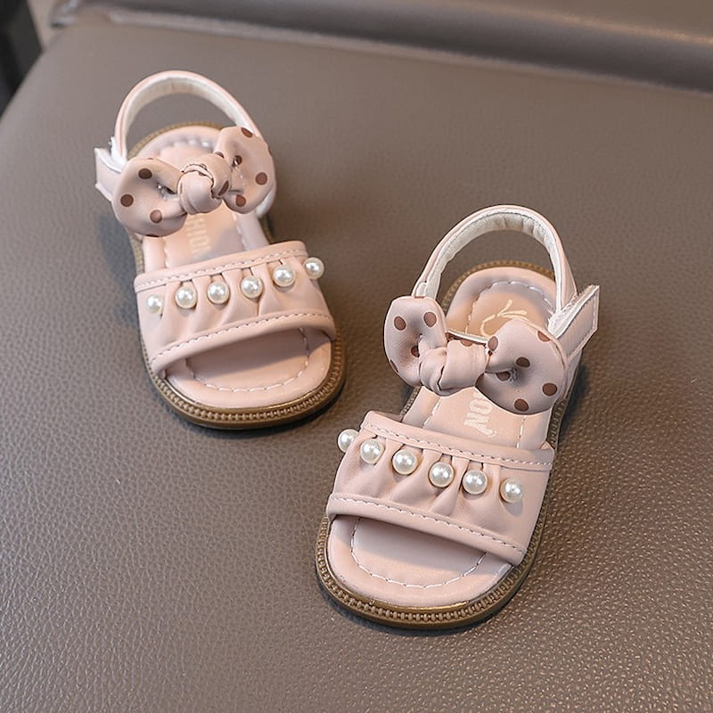 Autumn Trend Pearl Work Girl Kids Sandal - Pink