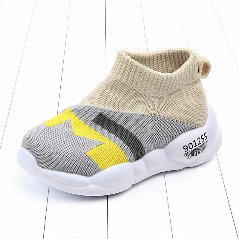 Spring Trend Breathable Soft Kids Casual Shoe - Gray