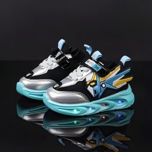 Autumn Trend Light-up Toddlers Casual Shoe – Blue