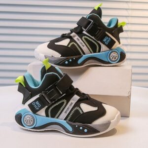 Korean Style Kids Versatile Sports Casual Shoe – Black