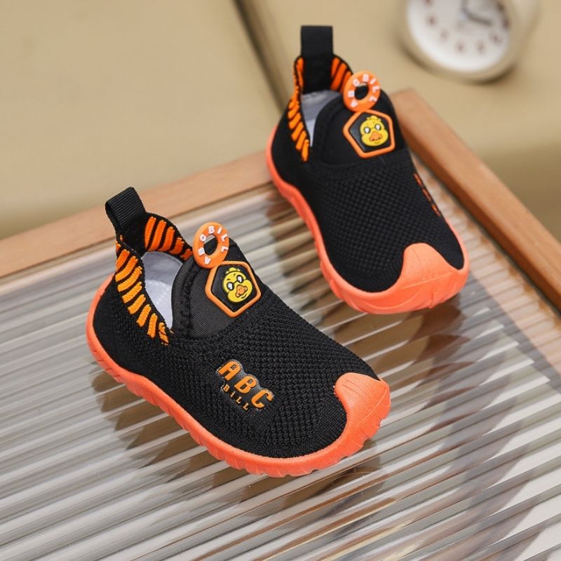 Lightweight Soft Kids Slip-on Casual Loafer Shoe - Black