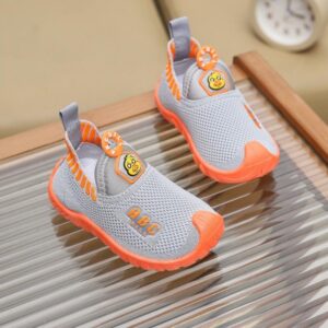 Lightweight Soft Kids Slip-on Casual Loafer Shoe – Gray