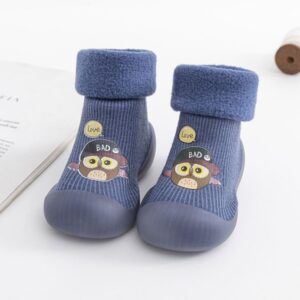 Winter Trend Non-slip Toddlers Soft Sock Shoe – Blue