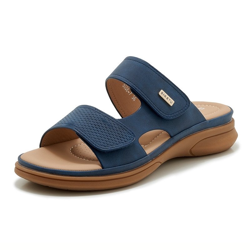 American Style Comfortable Wedge Sandal - Blue