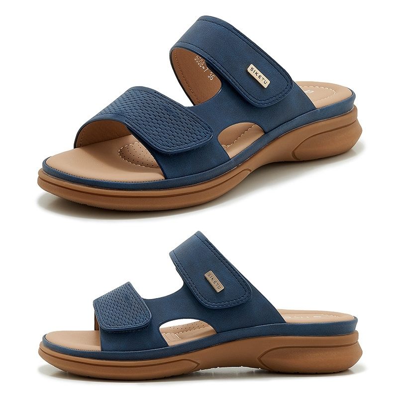 American Style Comfortable Wedge Sandal - Blue