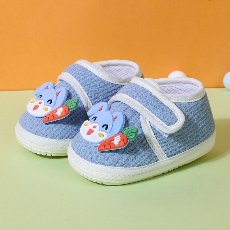 Cute Rabbit Soft Newborn Baby Shoe - Blue