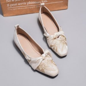 Festive Trend Versatile Fancy Pump Shoe – Beige