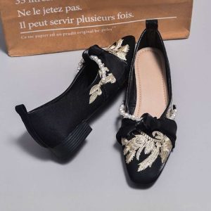 Festive Trend Versatile Fancy Pump Shoe – Black