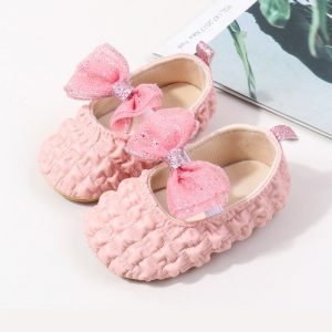 Autumn Trend Newborn Princess Soft Shoe – Pink