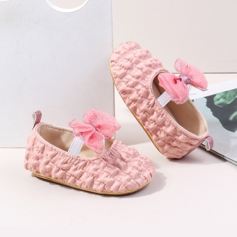 Autumn Trend Newborn Princess Soft Shoe - Pink