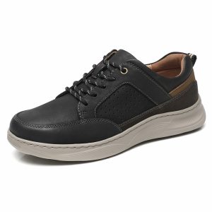 British High-end Cozy Leather Casual Shoe – Black