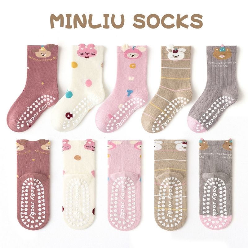 Colorful Cartoon Non-slip 1-3 Years Baby Floor Socks