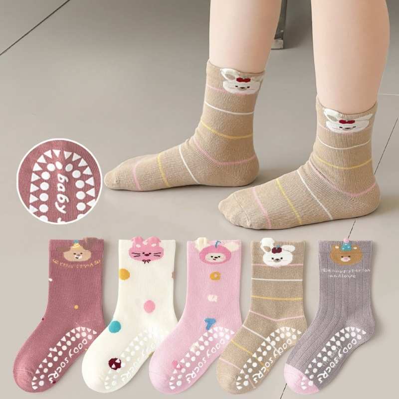 Colorful Cartoon Non-slip 1-3 Years Baby Floor Socks