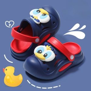 Donald Duck Non-slip Kids Cartoon Clog Shoe – Blue Red
