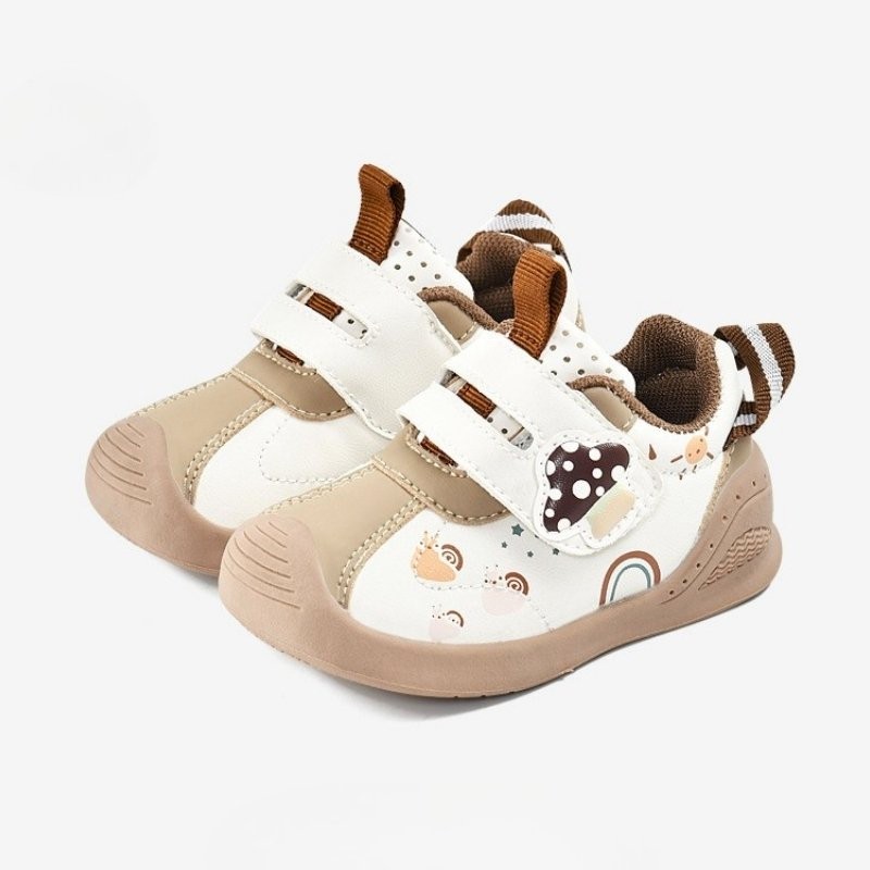 Spring Trend Kids Soft Casual Shoe - Mushroom Coffee