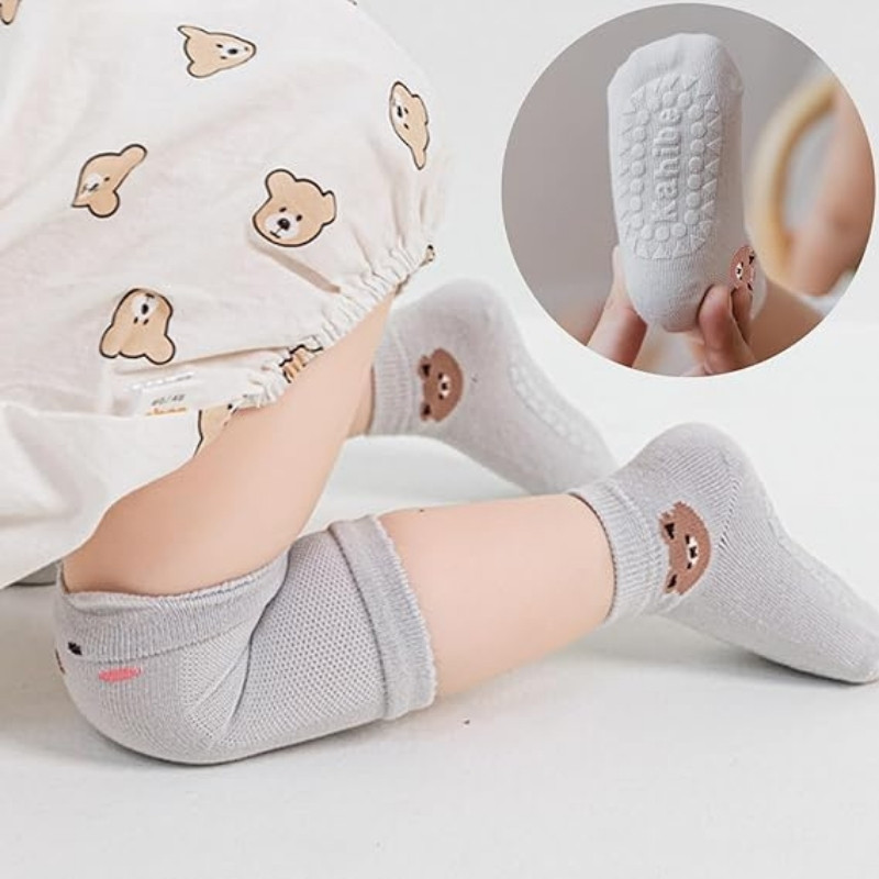 Anti-slip Soft 1.5 Year Baby Floor Socks Set