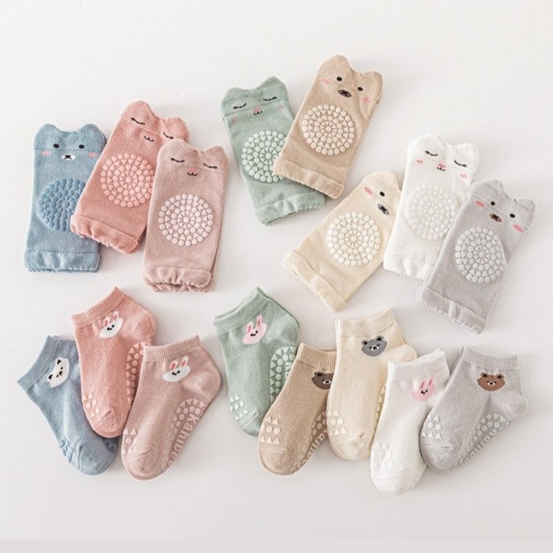 Anti-slip Soft 1.5 Year Baby Floor Socks Set