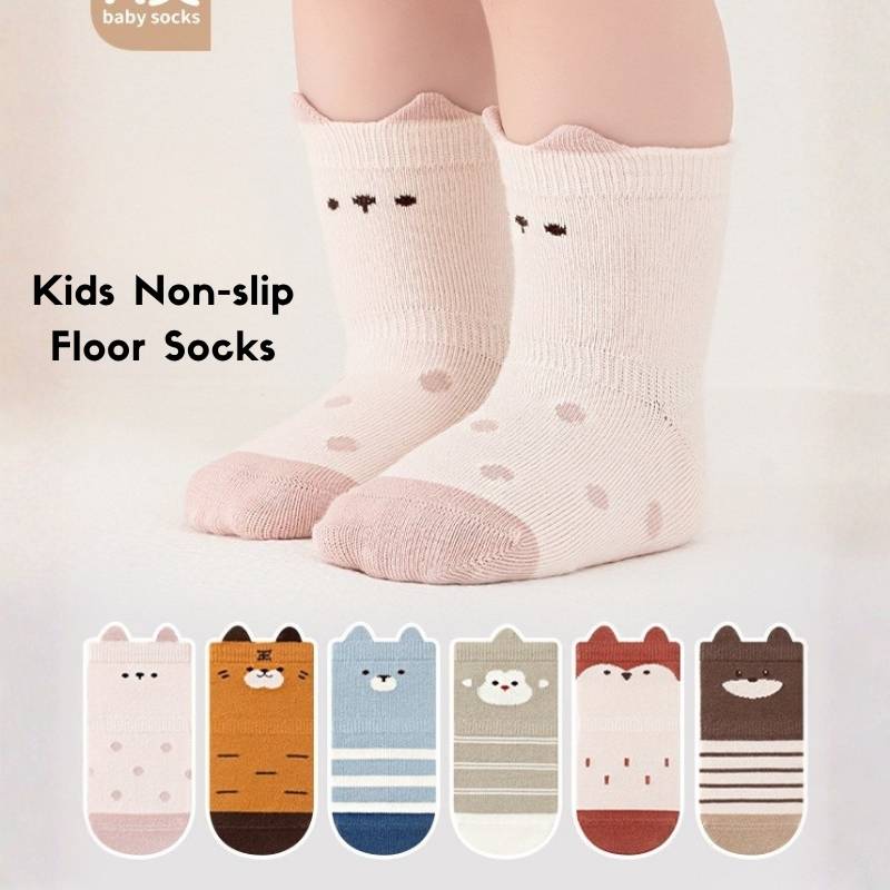 Spring Style Non-slip 1-3 Years Baby Floor Socks