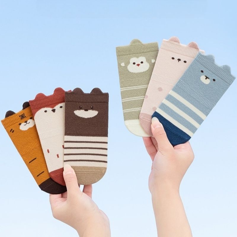 Spring Style Non-slip 1-3 Years Baby Floor Socks