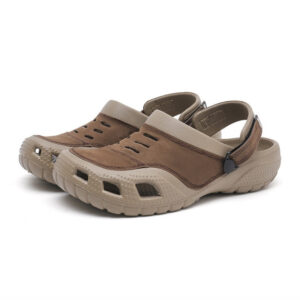 Foreign Trend Soft Mens Casual Clog – Khaki