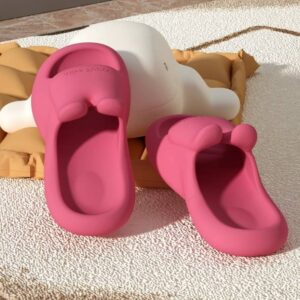 Korean Trend Soft Womens Slide Slipper – Rose Red