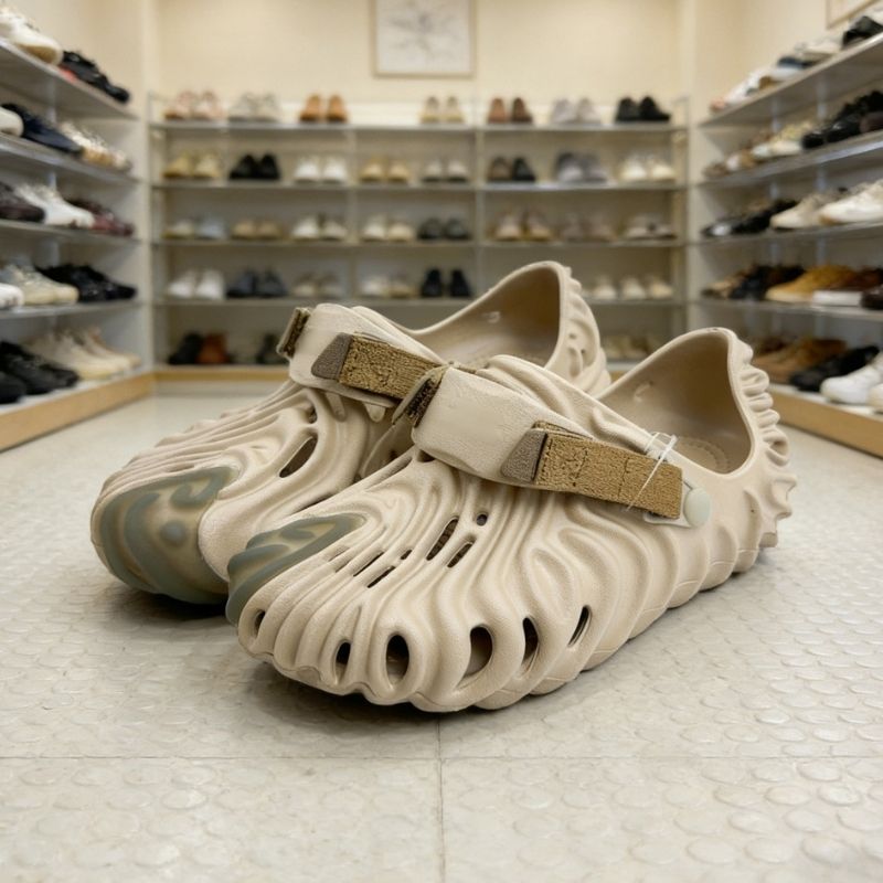 Mens Non-slip Soft Salehe Bembury Clog - Khaki
