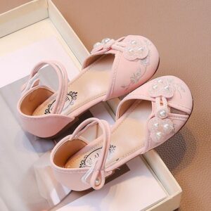 Summer Time Little Princess Ethnic Dress Sandal – Pink