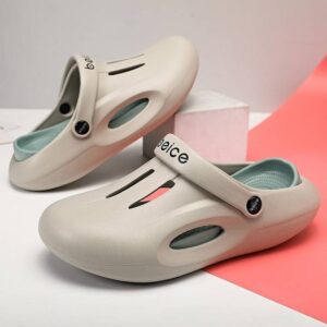 Summer Trend Soft Mens Outdoor Clog – Gray
