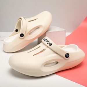 Summer Trend Soft Mens Outdoor Clog – Off White