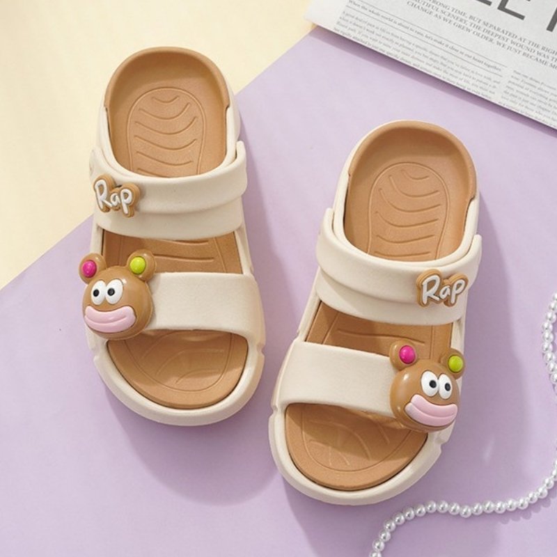 Womens Summer Trend Soft Platform Clog - Beige